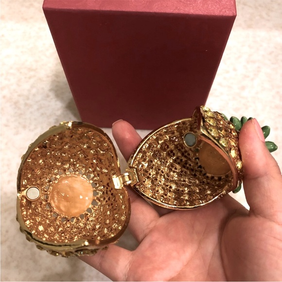 Rhinestone Hawaiian Pineapple Home Decoration,Jewelry box 🎁 - Picture 2 of 3